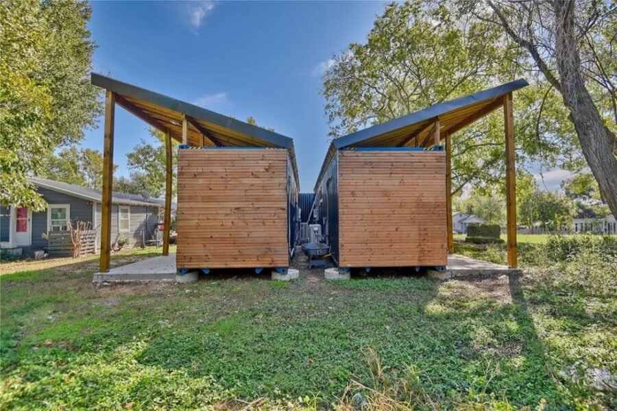 Duplex Shipping Container Home Brenham Texas 0028
