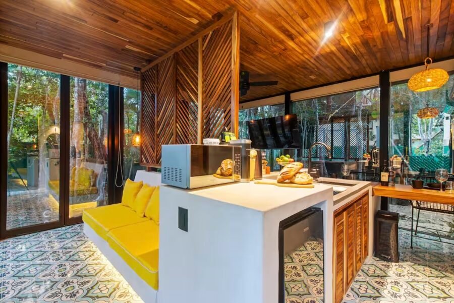 Jungle Loft Glass Tiny House in Tulum, Mexico