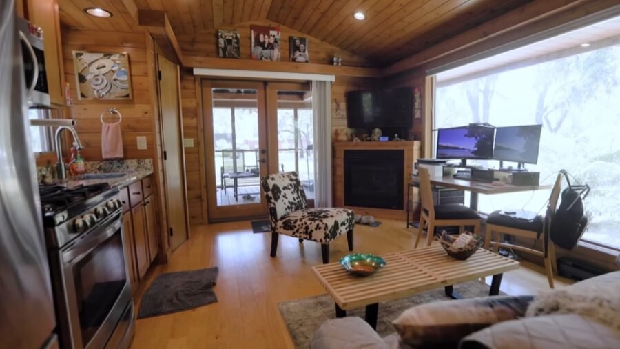 Her Unique Tiny Home – Wide Design w_ Main Floor Bedroom_04m25s