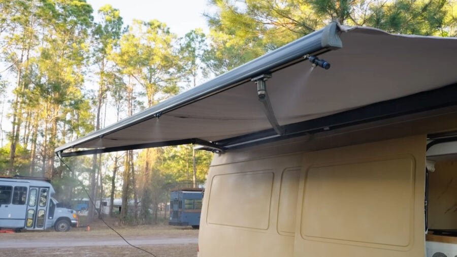 (1028) When Tech Nerds build a VAN MANSION _ Van Tour (4)