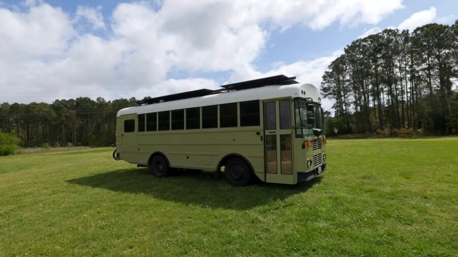 (1083) They Built a Stunning Modern Tiny Home in a Bus (1)