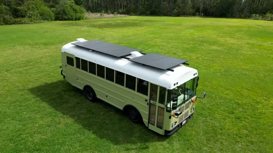 (1083) They Built a Stunning Modern Tiny Home in a Bus