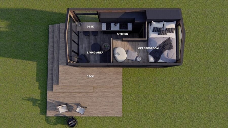 Shadowpine Tiny Cabin Plans