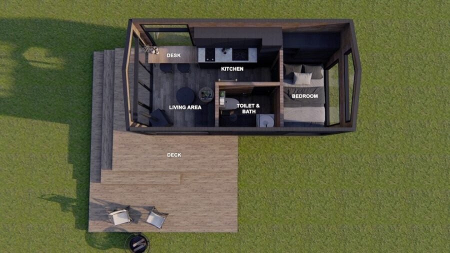 Shadowpine Tiny Cabin Plans