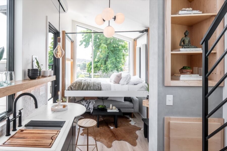 Terra Haven Tiny House 004 – Lift Bed