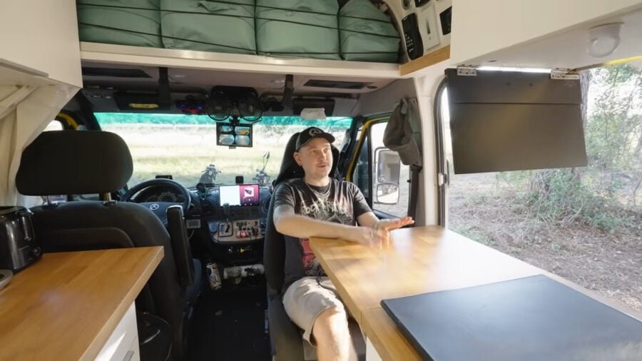 When Tech Nerds build a VAN MANSION _ Van Tour (12)