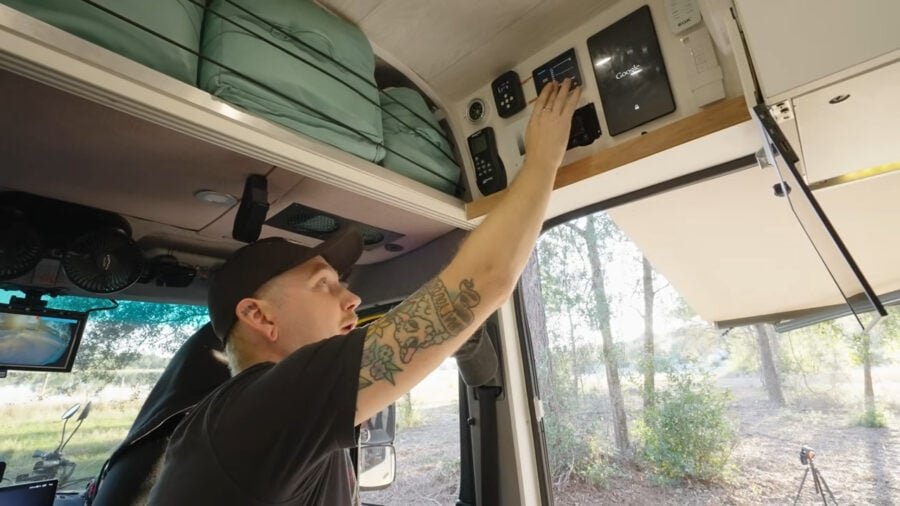 When Tech Nerds build a VAN MANSION _ Van Tour (21)
