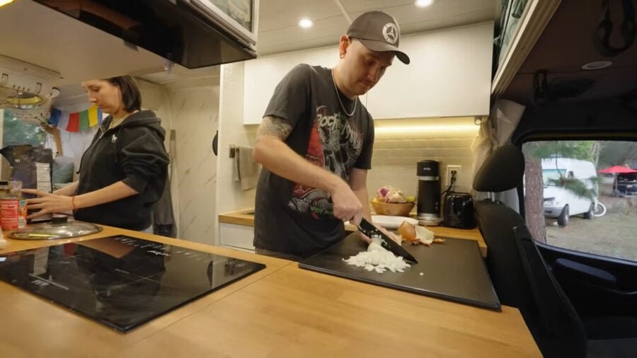 When Tech Nerds build a VAN MANSION _ Van Tour (4)