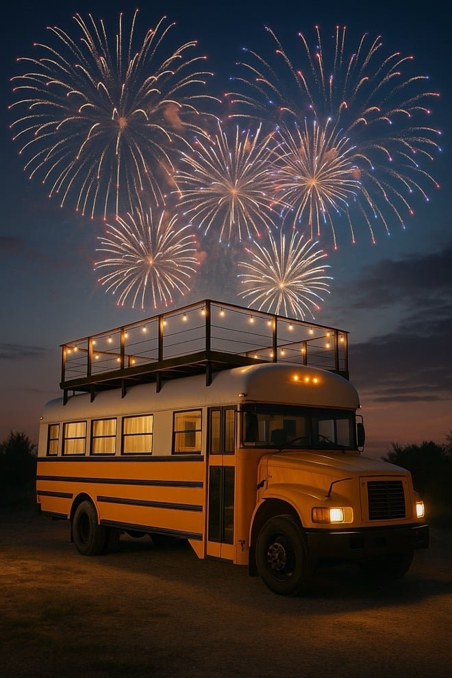 Bus Conversion Fireworks