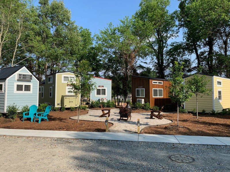 Modern Tiny Living Completed Home