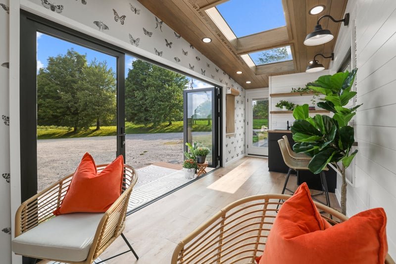 Comfortable seating area in The Moth