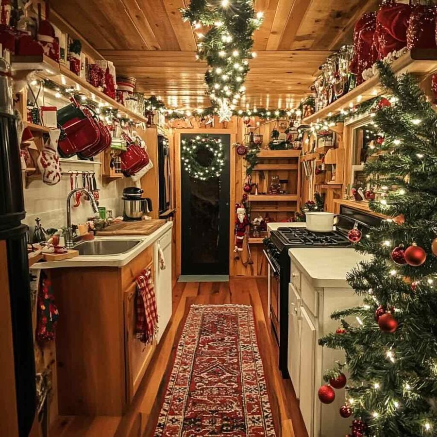 Christmas Tiny House Kitchen 001