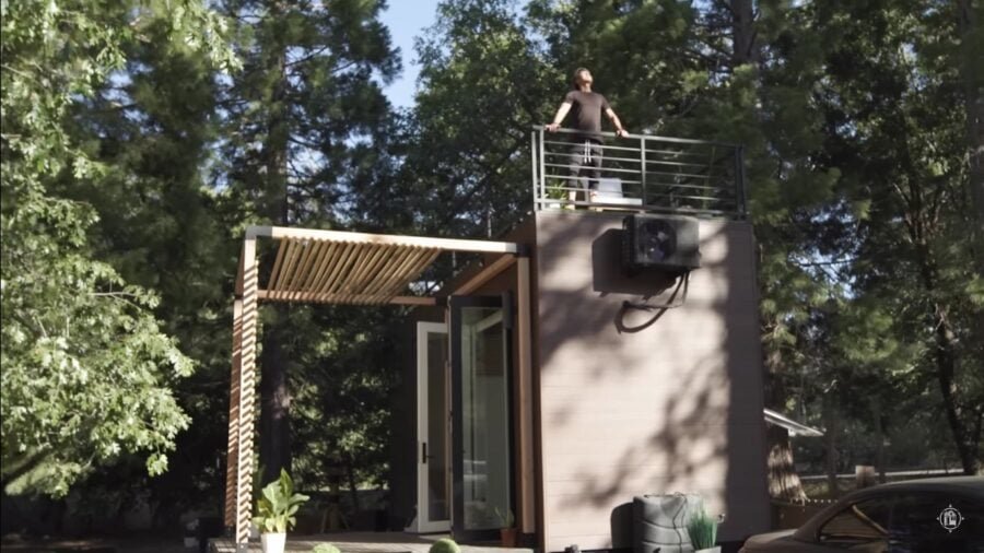 His Ultra Modern & Luxurious Tiny Home