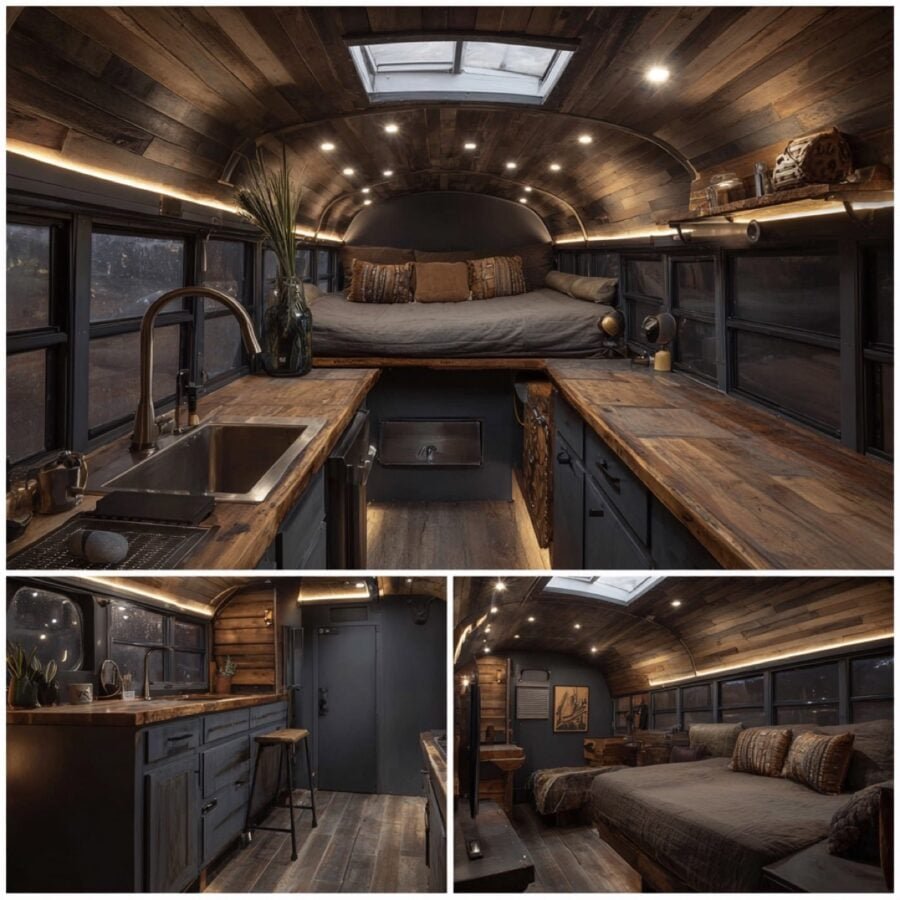 u2899512474_a_raised_roof_school_bus_conversion_with_a_dark_m_900a5ac5-1314-4df3-98d1-564893f2ee27_0