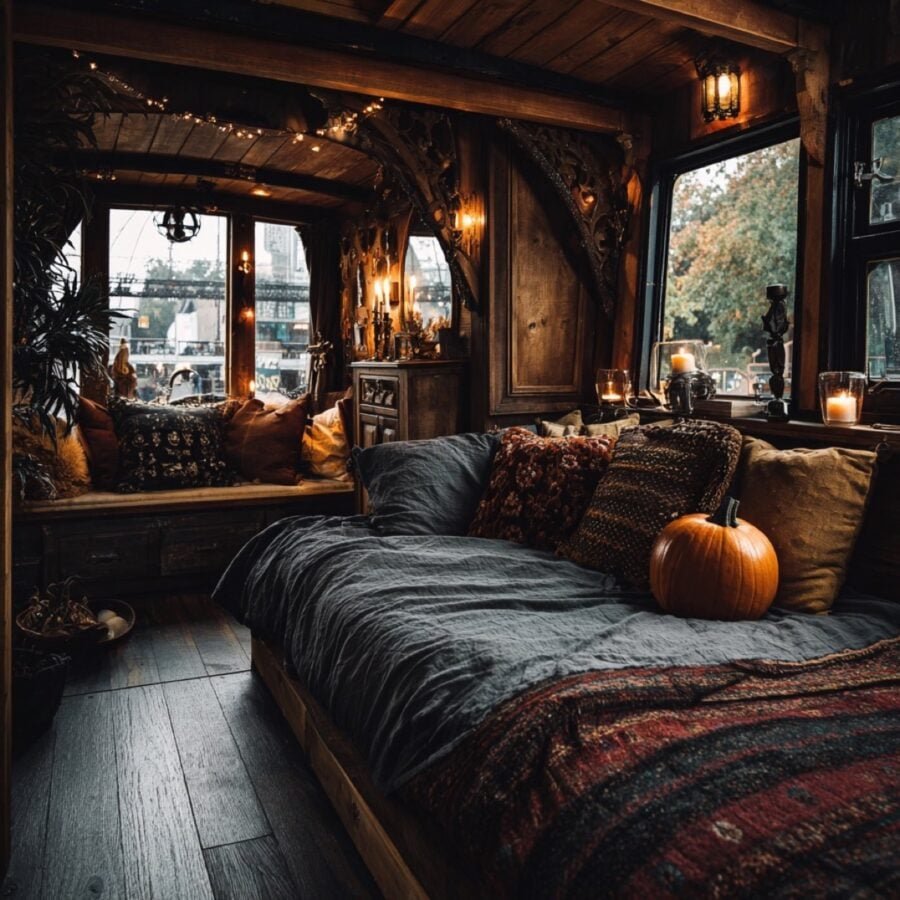 u2899512474_a_whimsical_houseboat_cabin_with_a_slightly_moody_fbadd8ba-99b3-4d43-ab15-36722c8ece33_2