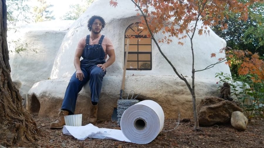 earthbag construction progress