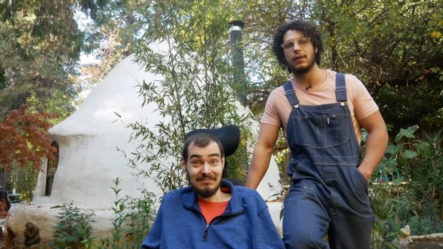 Sonny and Tommy’s superadobe tea dome