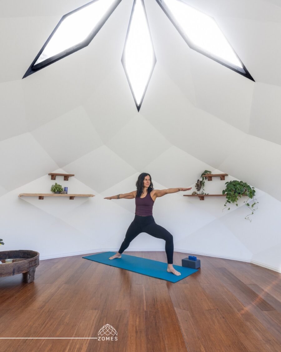 Zomes for Yoga Retreats